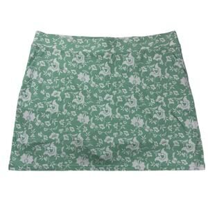 Croft & Barrow Women's‎ XXL 2XL Elastic Waist Stretch Knit Floral Skirt Skort
